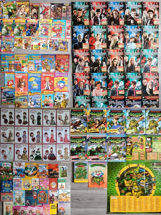 Комплект пізнавальних журналів та коміксів для підлітків. Лот