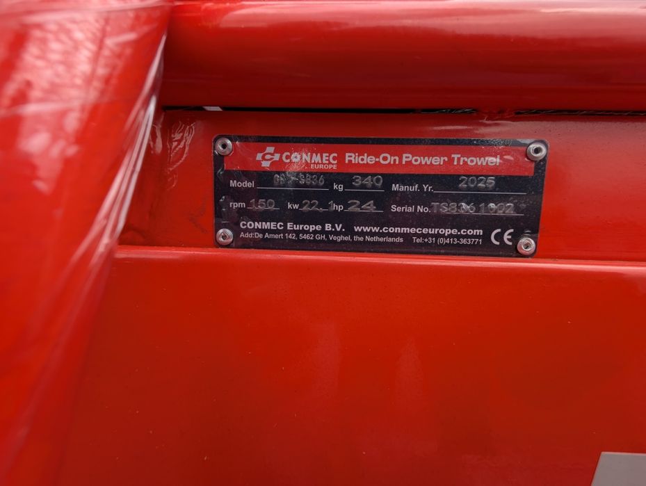 Zacieraczka samojezdna podwójna Conmec crtn 836 2×900mm barikell enar