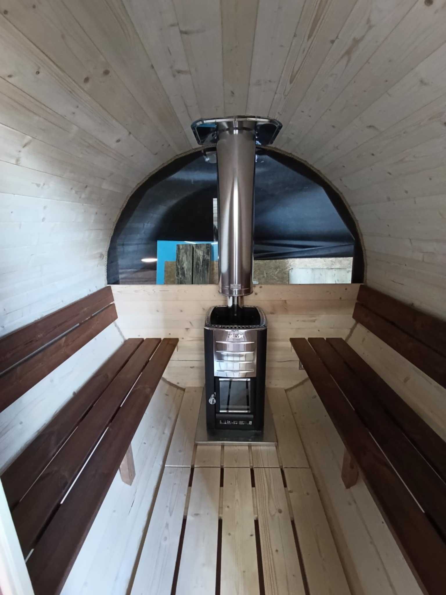 Sauna Ogrodowa z przedsionkiem
