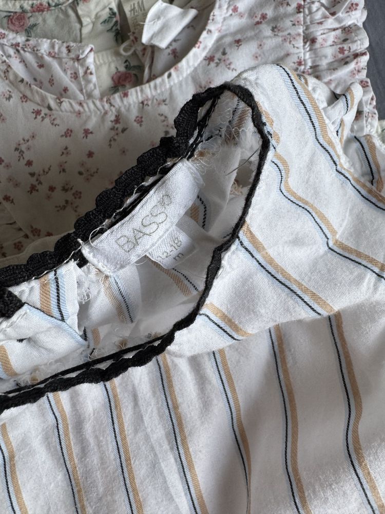 Zestaw dla dziewczynek, r 86, marki Zara, Arket, H&M