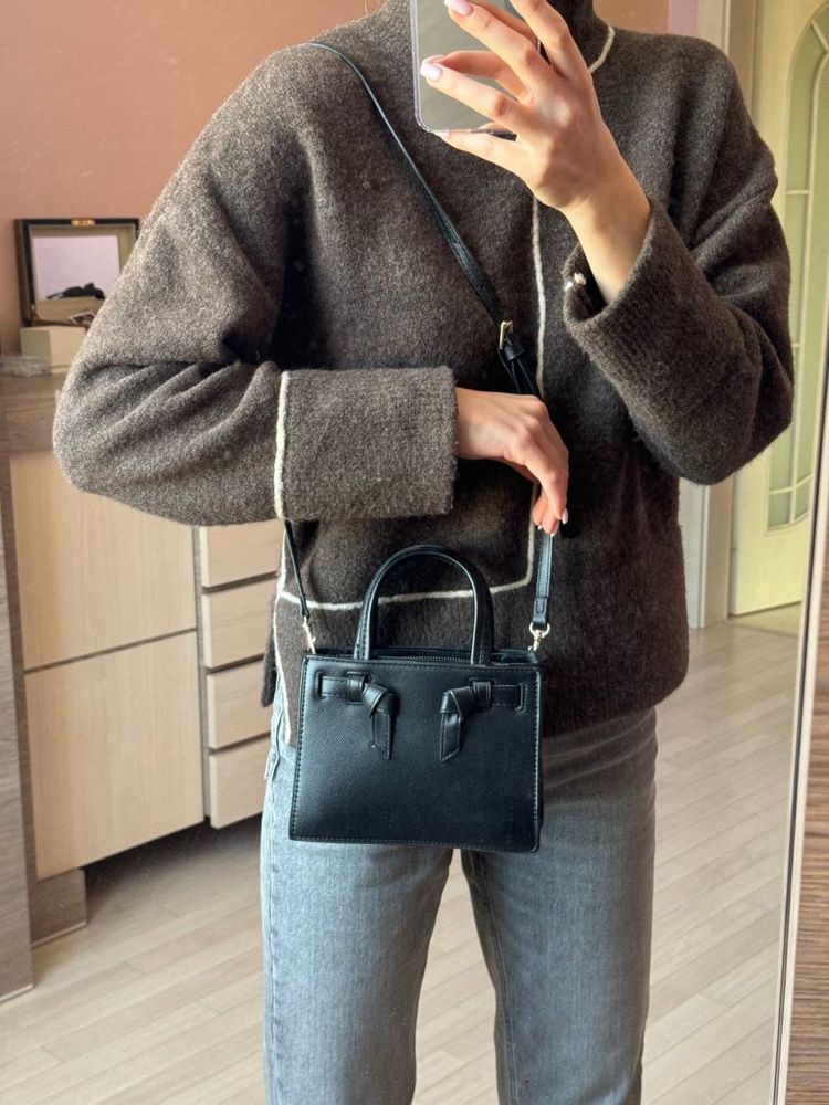 Сумка Zara чорна ідеал