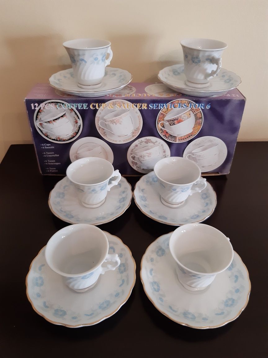 Conjunto de 6 chávenas café