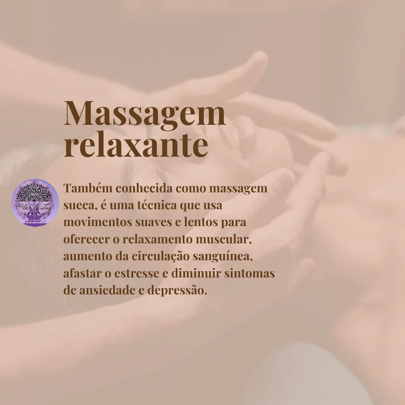 Massagem terapêutica, Relaxante, e a drenomodeladora. Agende já 

"Ex