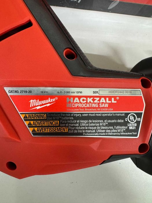 Piła Szablasta Milwaukee M18 body 2719-20 Nowa z USA