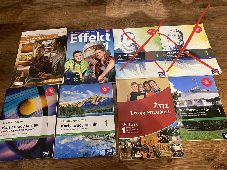 Książki do 1 klasy LO