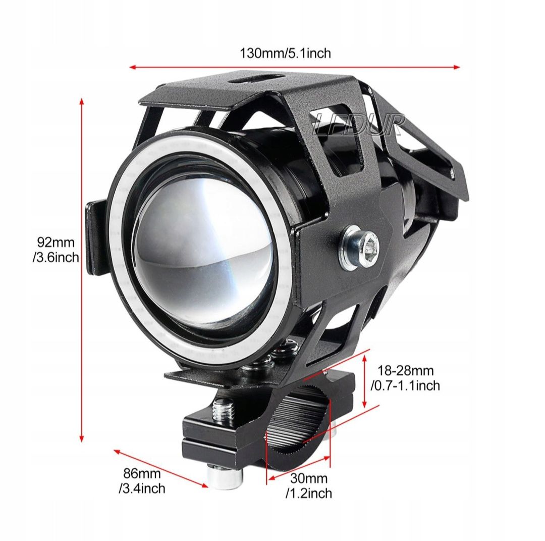 Lampy Światła ring u7 LED oczy anioła