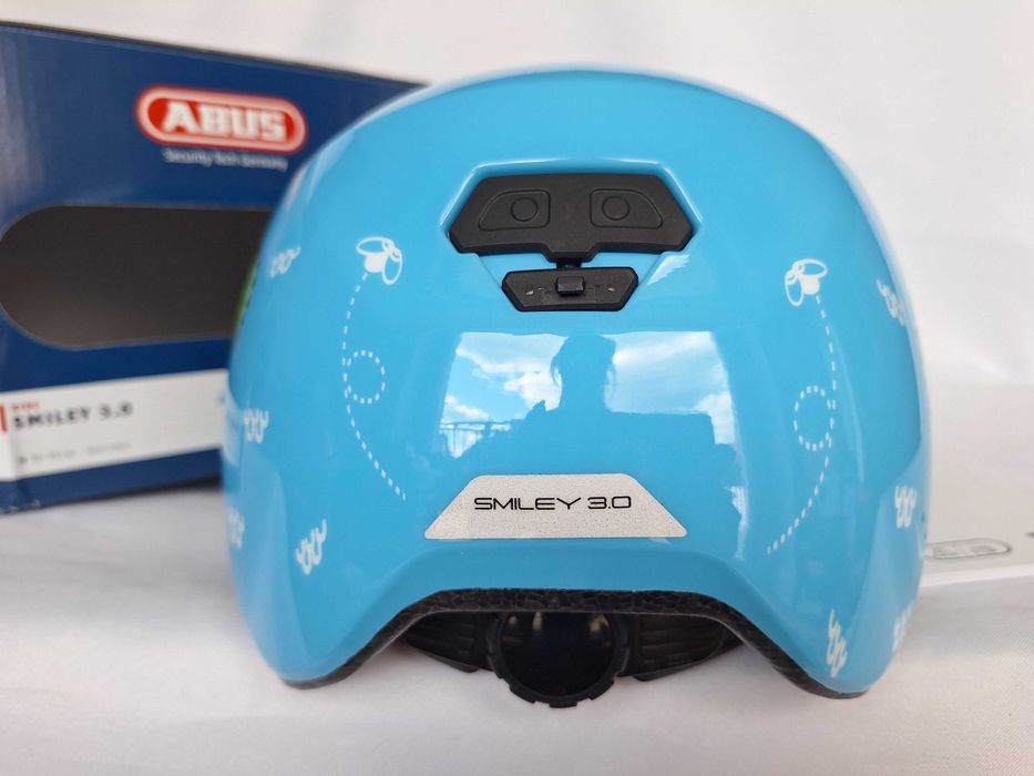 Kask rowerowy dziecięcy Abus Smiley 3.0 Blue Croco M 50-55cm