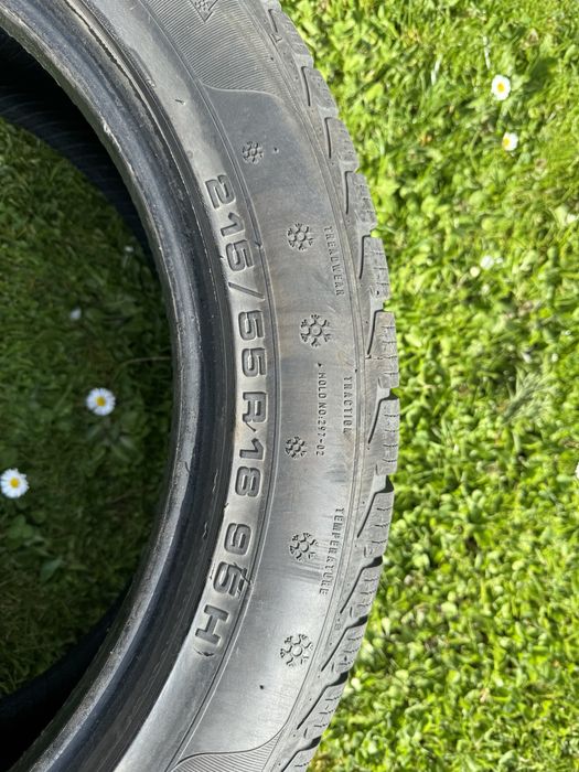 AKTUALNE Opony zimowe Achilles 215/55 r18 95h dwie sztuki używane Nysa