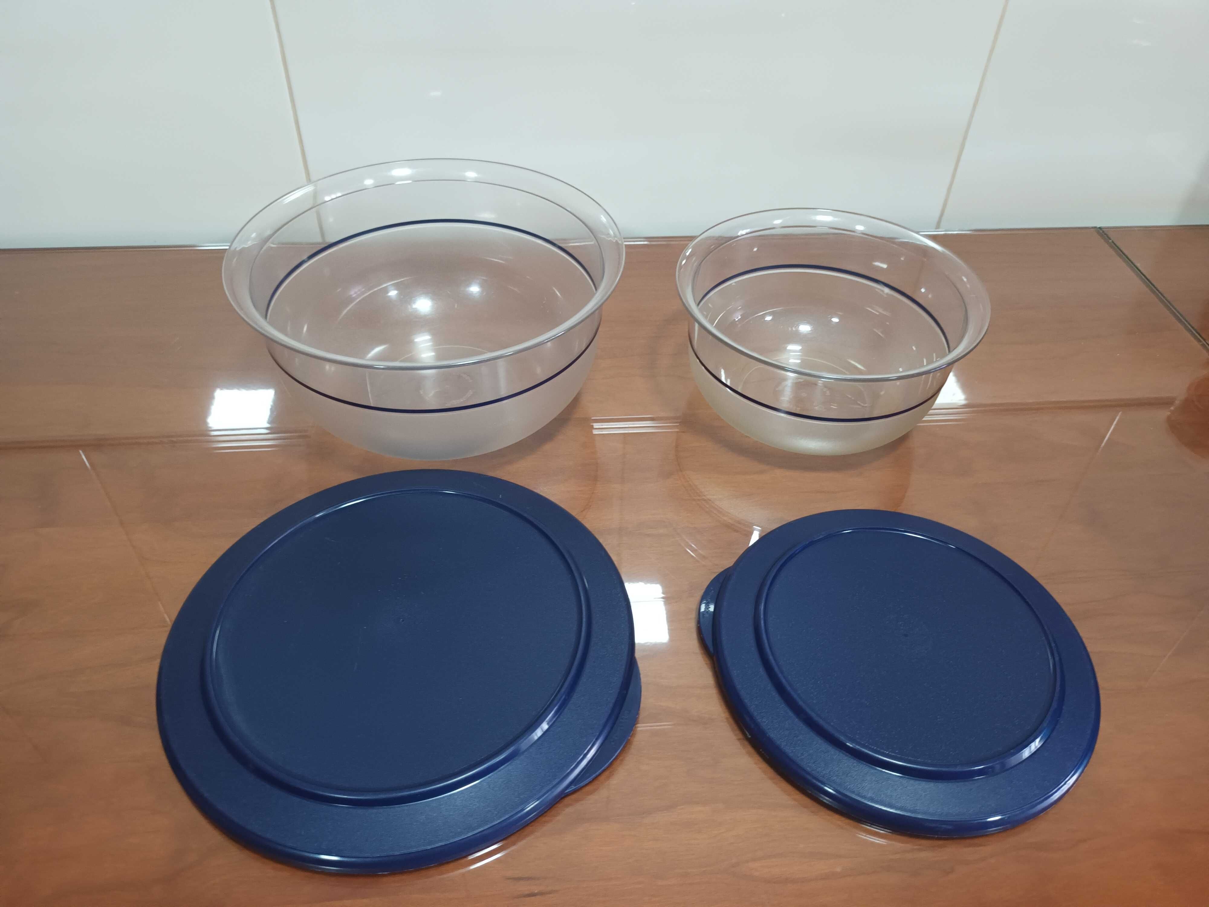 Saladeiras Cristalina tupperware