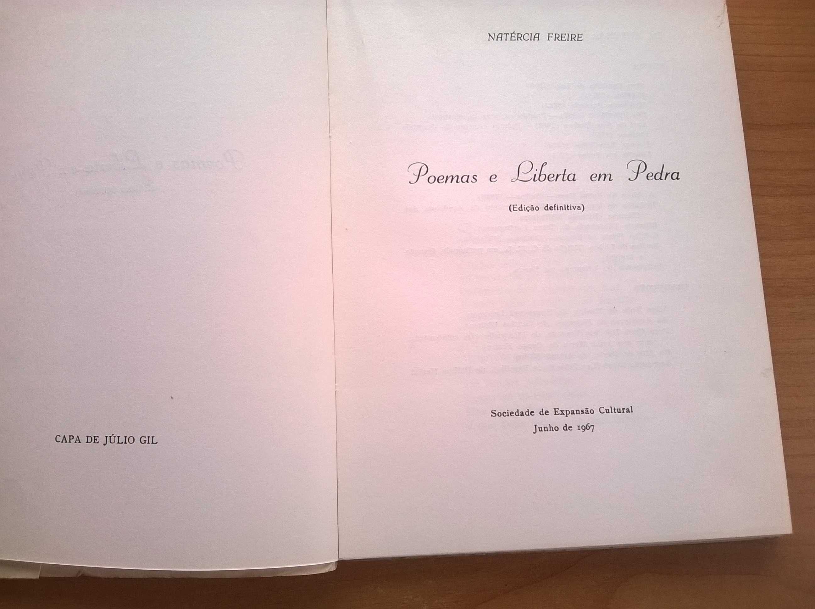 Poemas e Liberta em Pedra - Natércia Freire