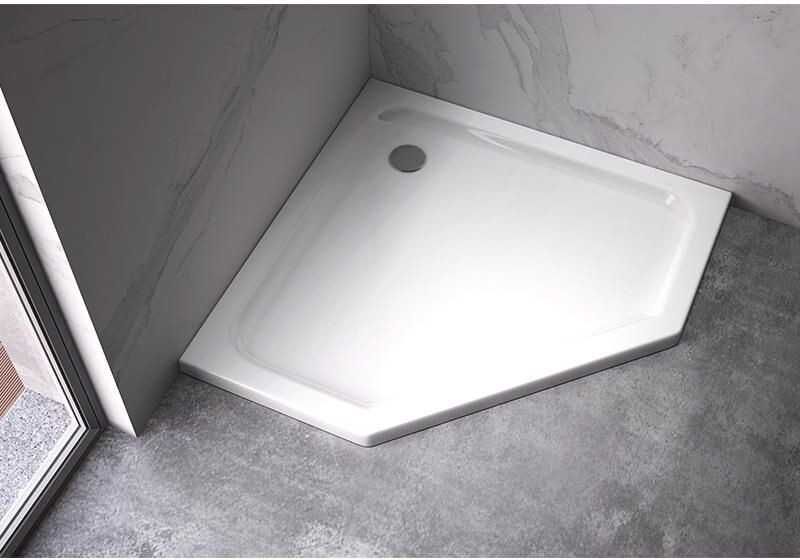 Kabina prysznicowa pięciokątna 100x100 czarna BS06C hydrosan