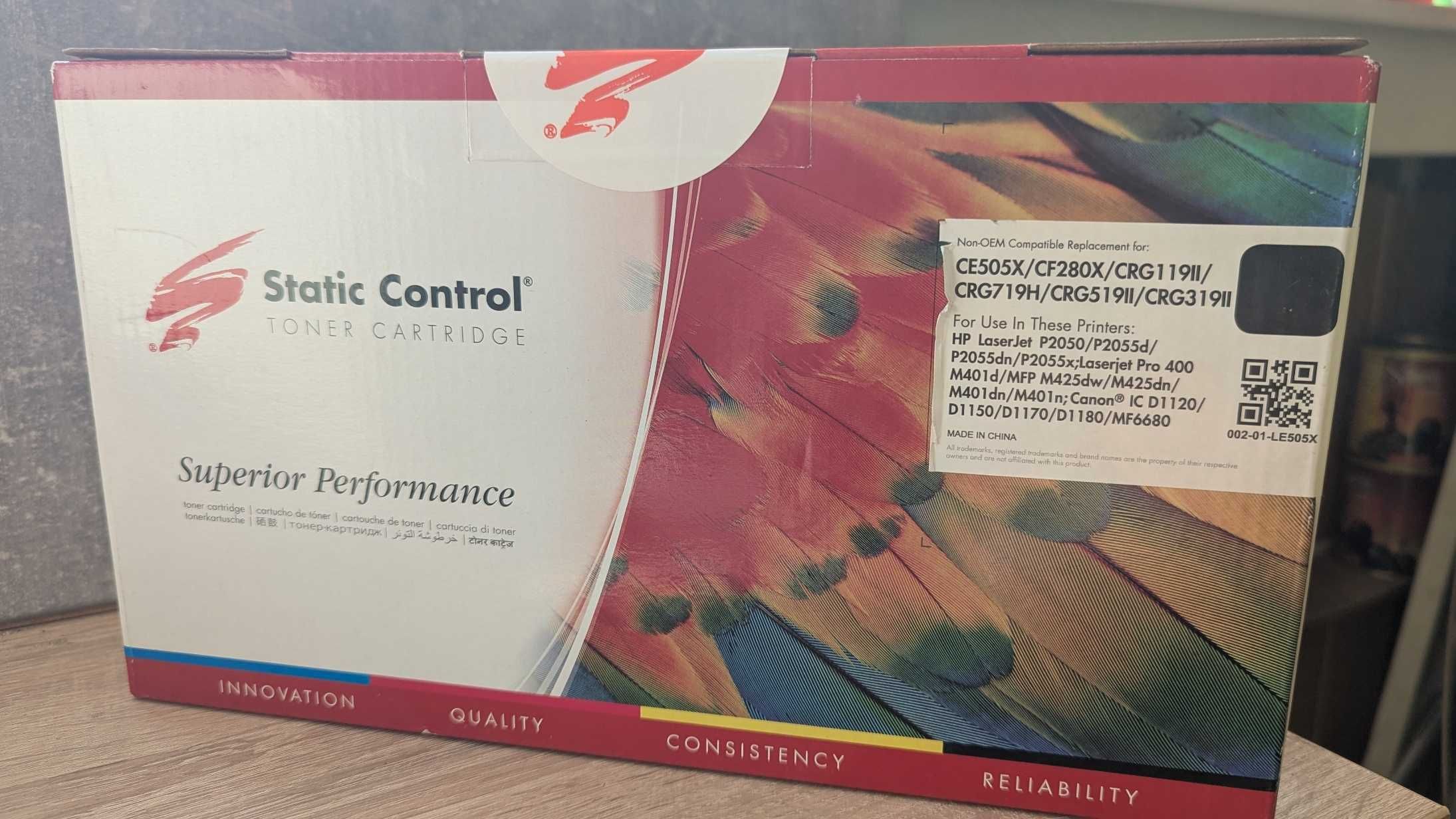 Картридж Static Control CE505X