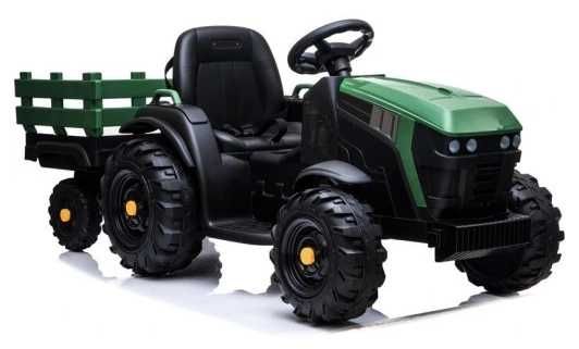 NOWY Duży Traktor na akumulator z Przyczepką Pilot samochód dla dzieci