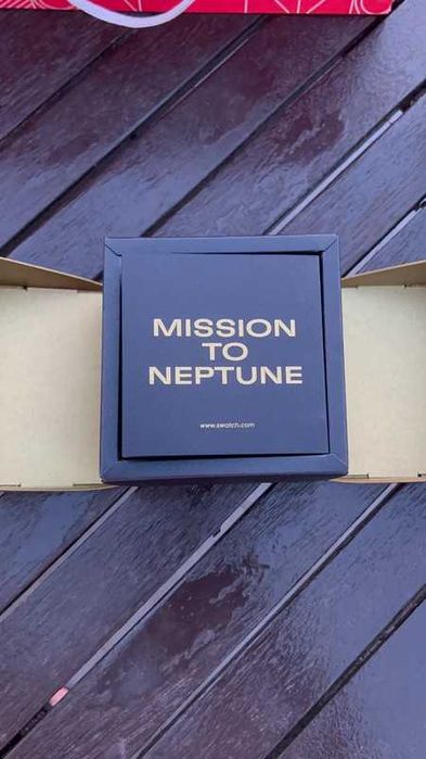 Swatch x Omega Bioceramic Moonswatch Mission to Neptune Moonshine Gold