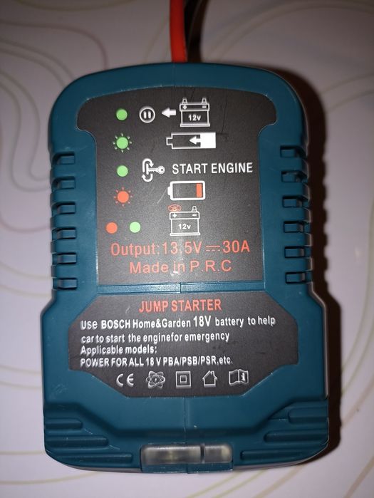 Пусковое устройство (jump starter) для автомобиля,