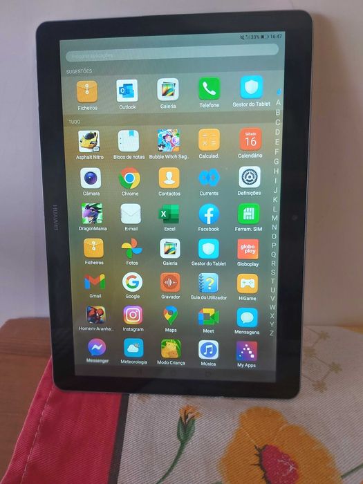 Tablet Huawei em bom estado