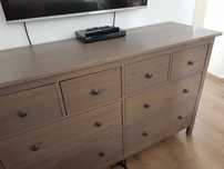 Komoda Hemnes kolor taupe