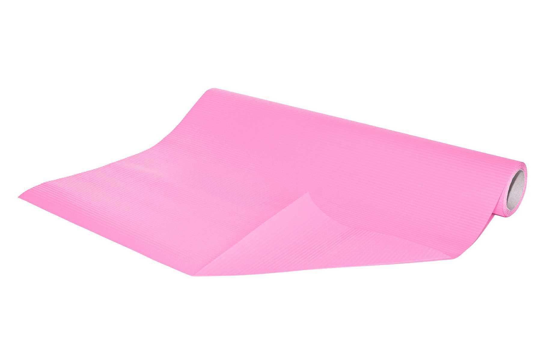 Papier dekoracyjny pakowania prezentów KARBOWANY 50cm/10m RÓŻOWY JASNY