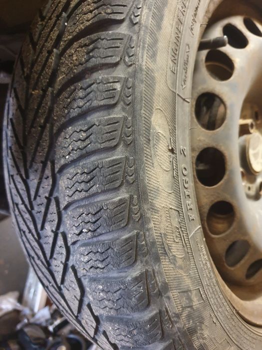 2 Koła Felgi stalowe 16 cali 205/55/16 5x112 Vw Audi