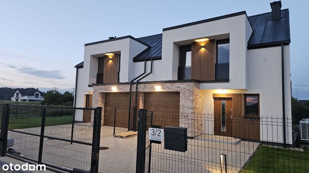 Dom duża działka, połówka bliźniaka, Zaborówek ul. Porzeczkowa etap 2.