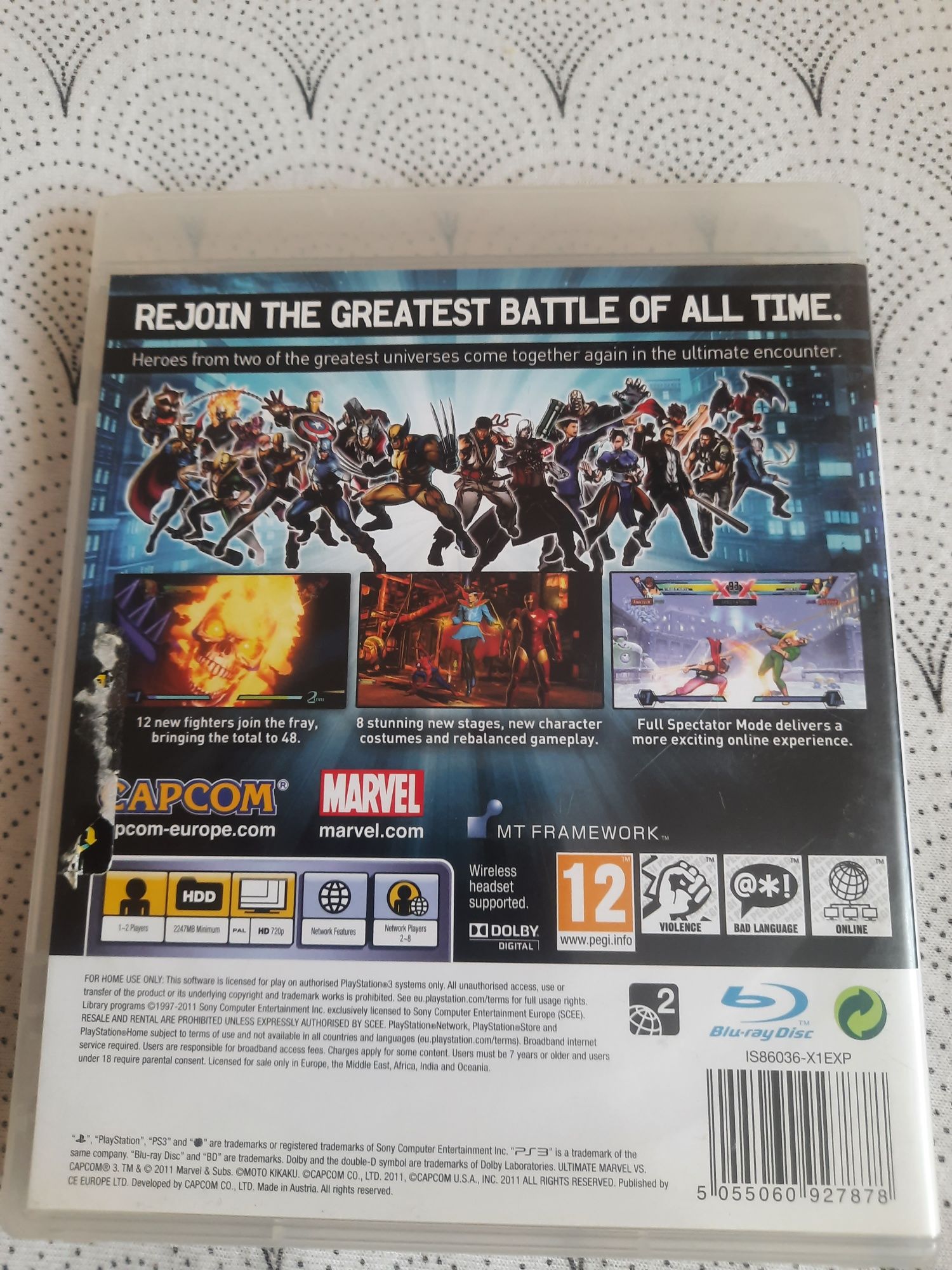 Ultimate Marvel vs. Capcom 3, ps3