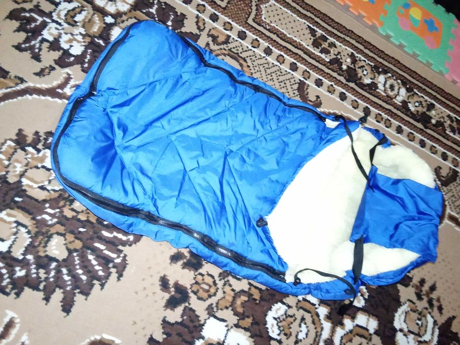 Теплий зимовий конверт в коляску, санки.