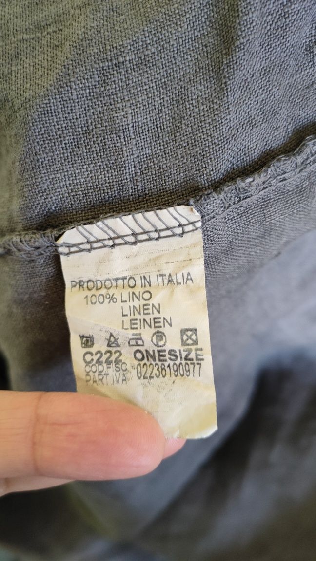 Sukienka damska 100% len made in Italy