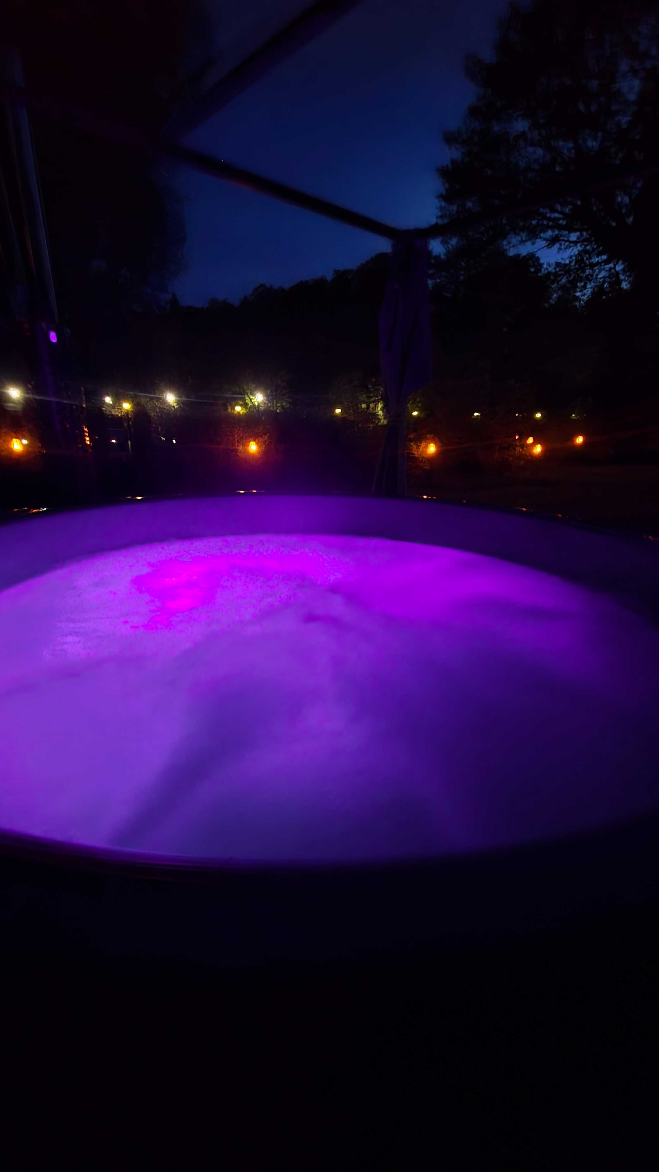 Dom nad jeziorem, linia brzegowa, pomost, jacuzzi, Lubniewice