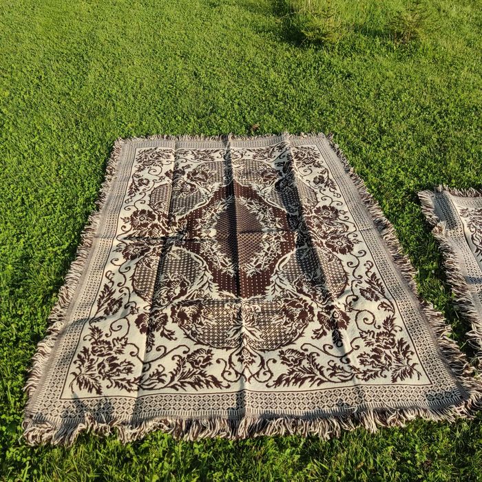 Kapa narzuta PRL podlaskie wieś wełna