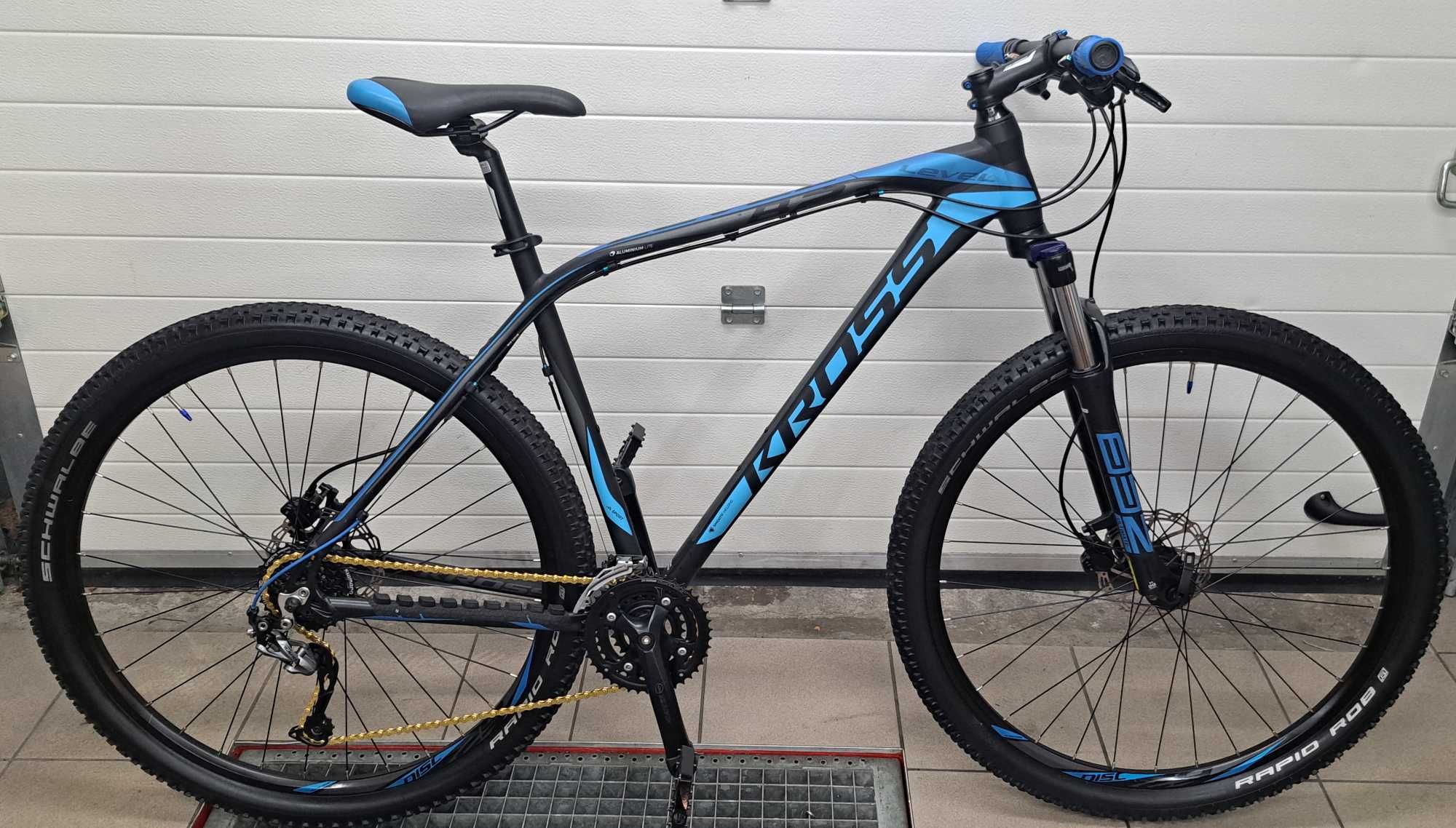 Kross LEVEL B2 PRO 21" r,L Hamulce hydrauliczne osprzęt Shimano