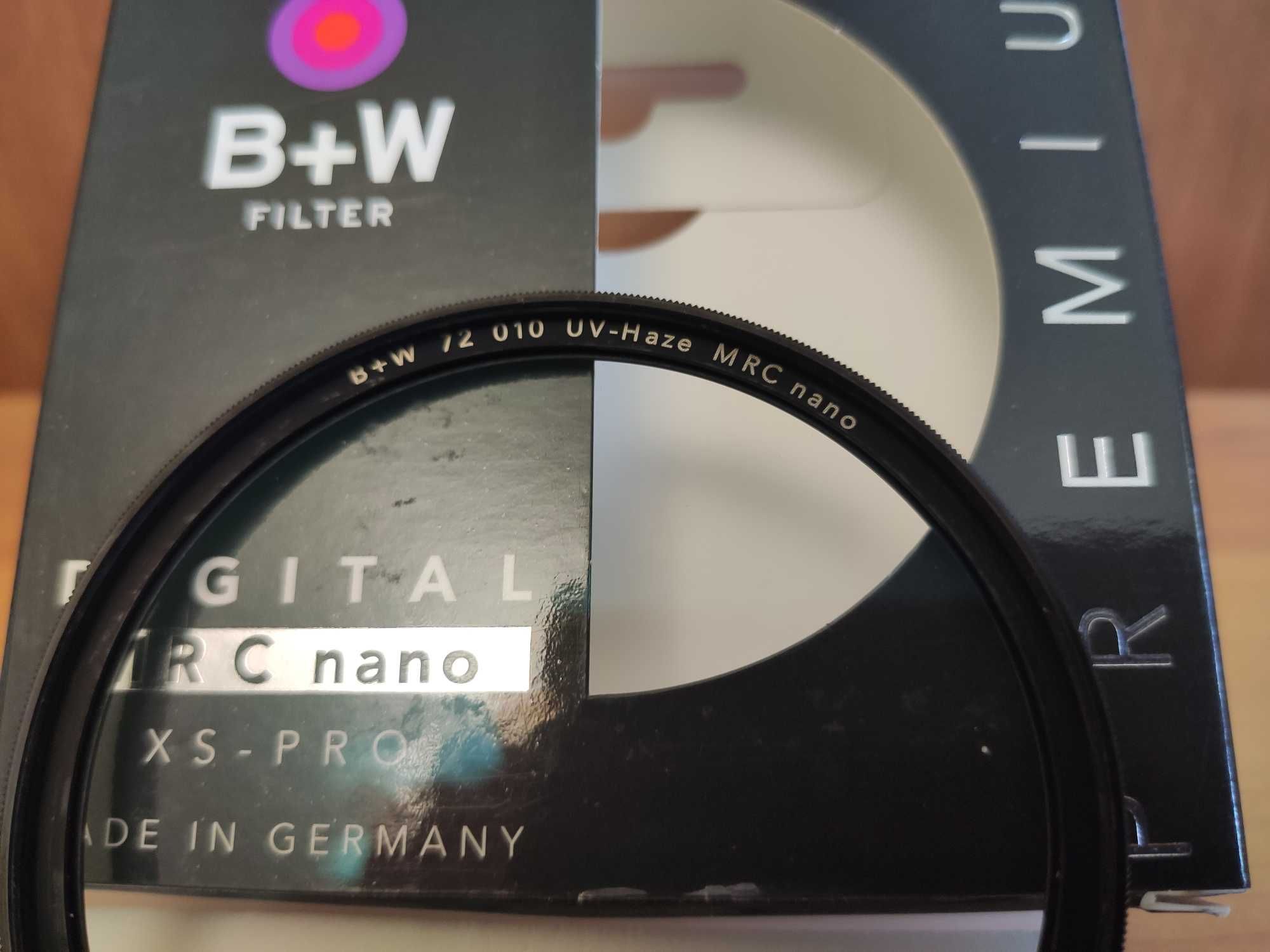 Світлофільтр B+W UV-HAZE, nano, mrc 72.