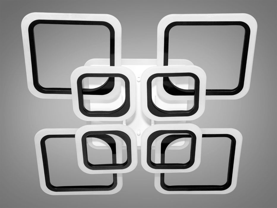 Світлодіодна акрилова люстра з пультом та підсвіткою 145W