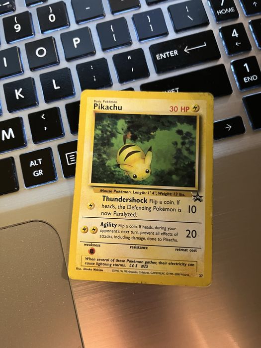 Karty pokemon oryginalne starsze Pikachu promo vintage