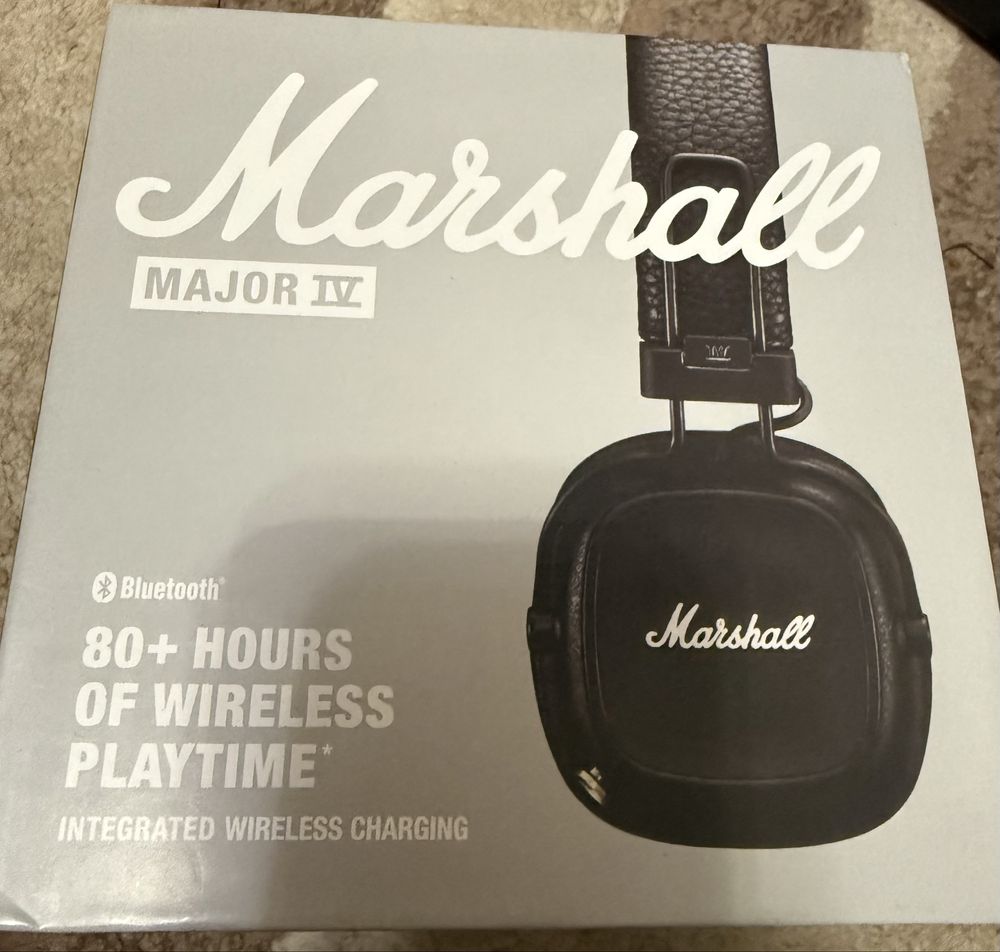 Навушники Marshall Major IV Black