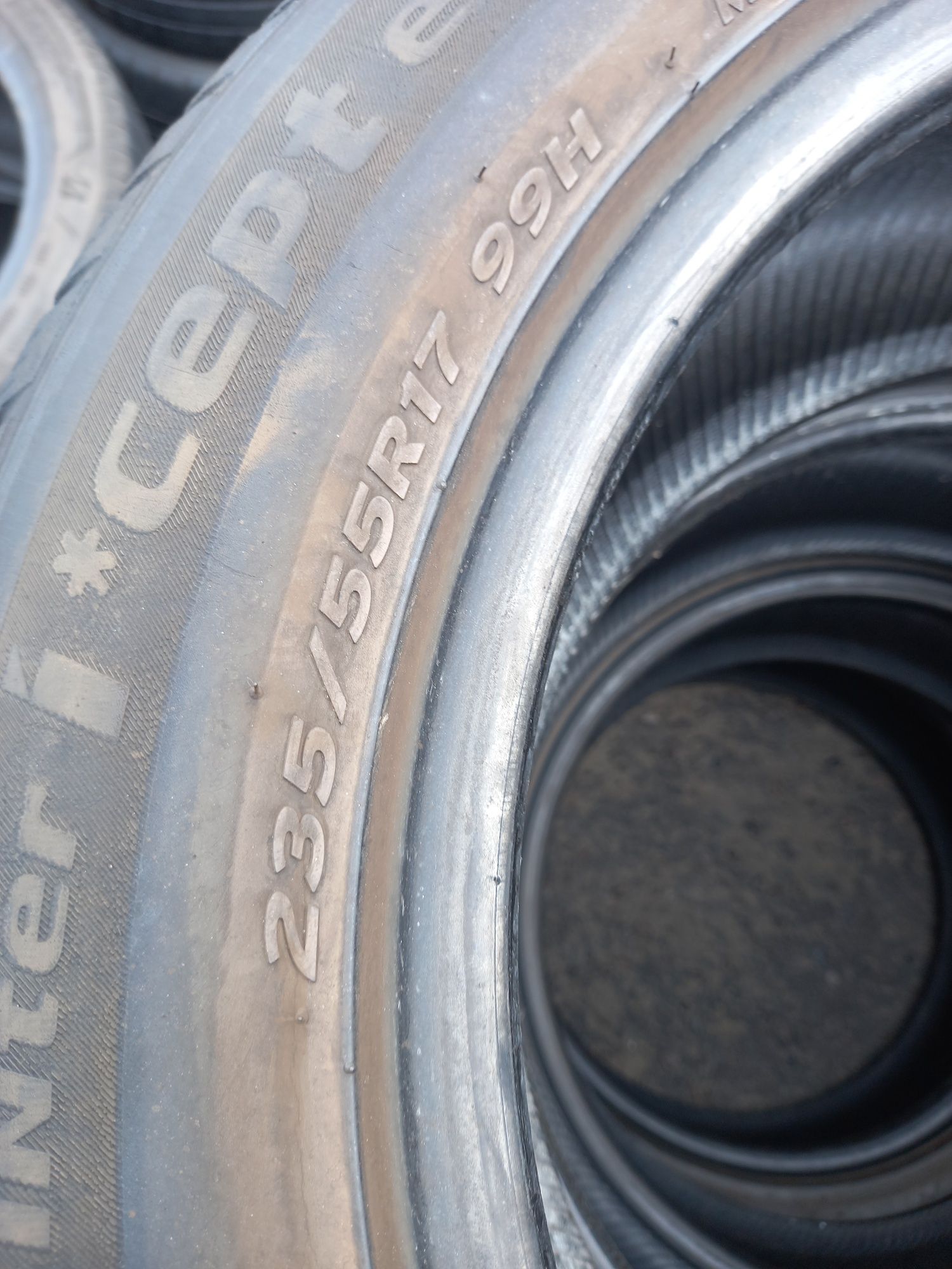Opony używane 235/55/17 hankook 4x7 mm