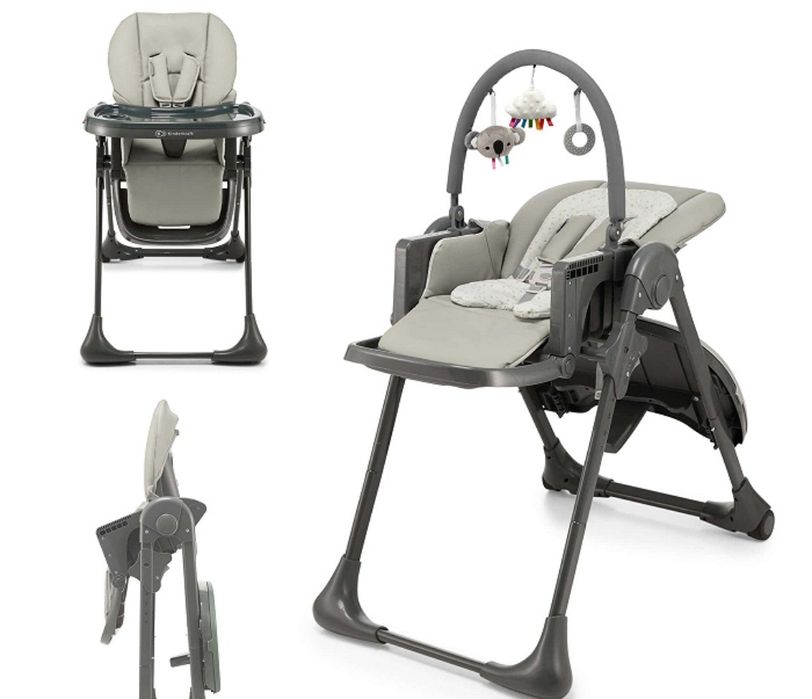 Cadeira de alimentação alta 2 em 1 Kinderkraft Tummie