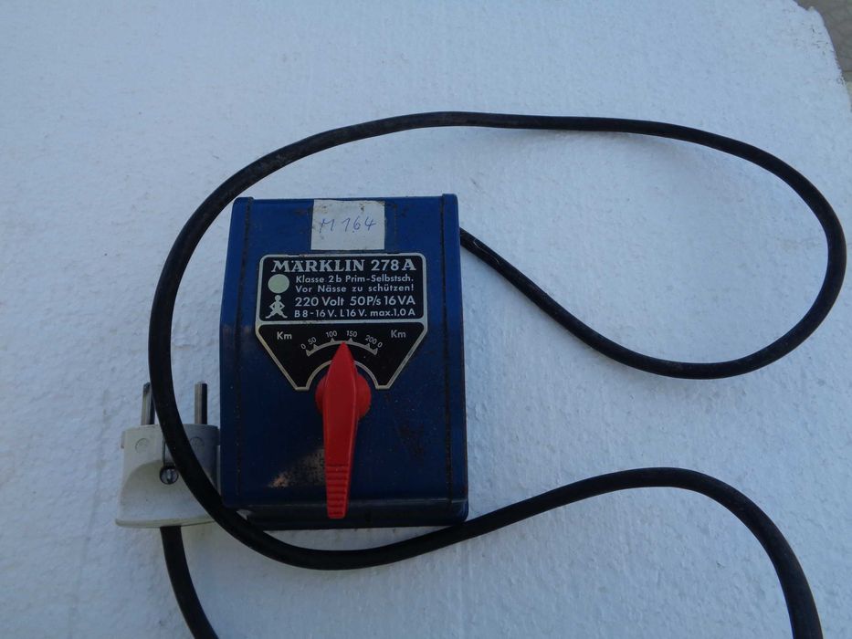 Marklin Transformador 278 A funciona perfeitamente pista comboio