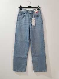 Spodnie jeansowe flare retro vintage y2k oldschool