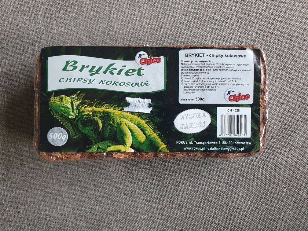 Brykiet Chipsy kokosowe