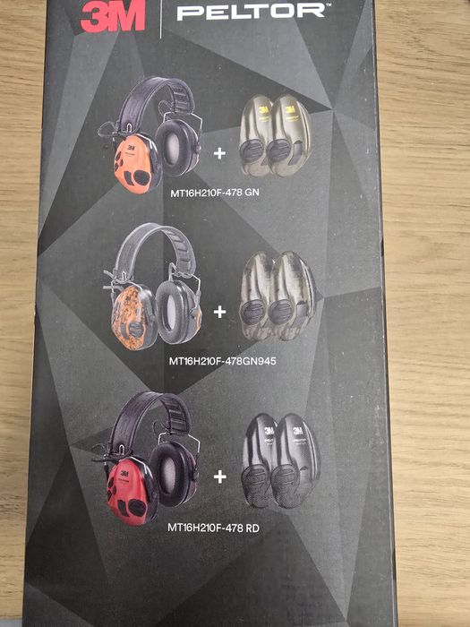 Peltor sporttac 3m auscultadores caça