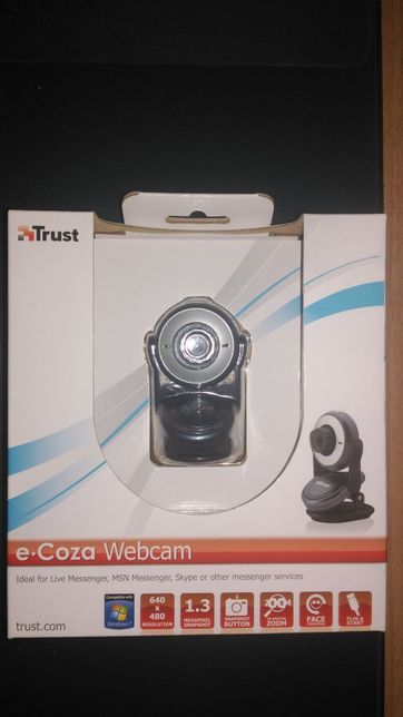 Webcam Trust - e Coza Webcam 1.3 Mxp. P/ Teams, Zoom, Skype, Messenger