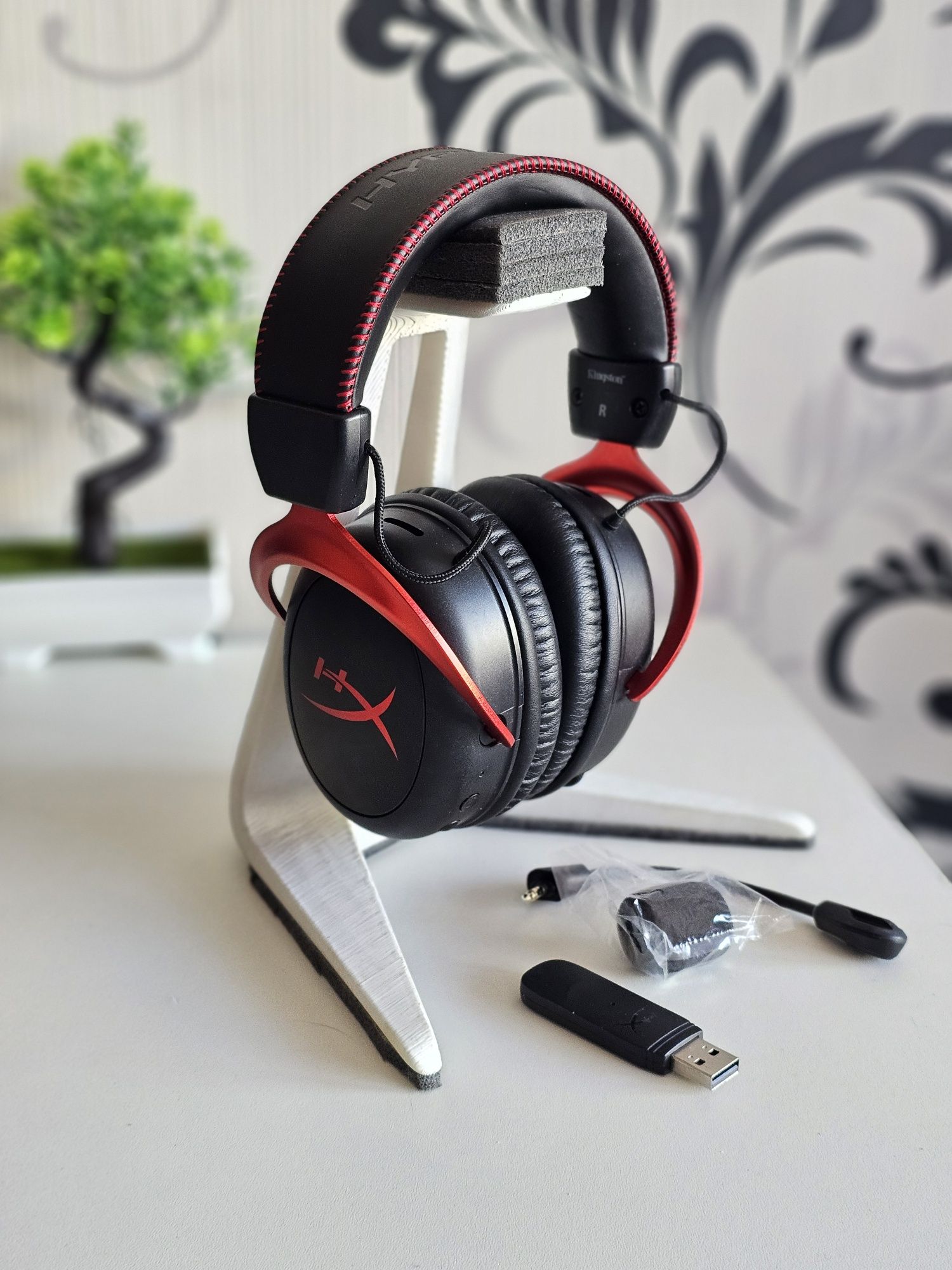 Игрові навушники, гарнітура HyperX Cloud II 2 Wireless Black Red