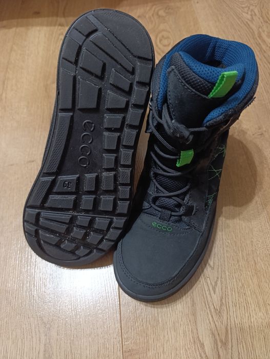 Зимові чобітки Ecco Gore tex 39 р 25 см зимние ботинки экко сапоги