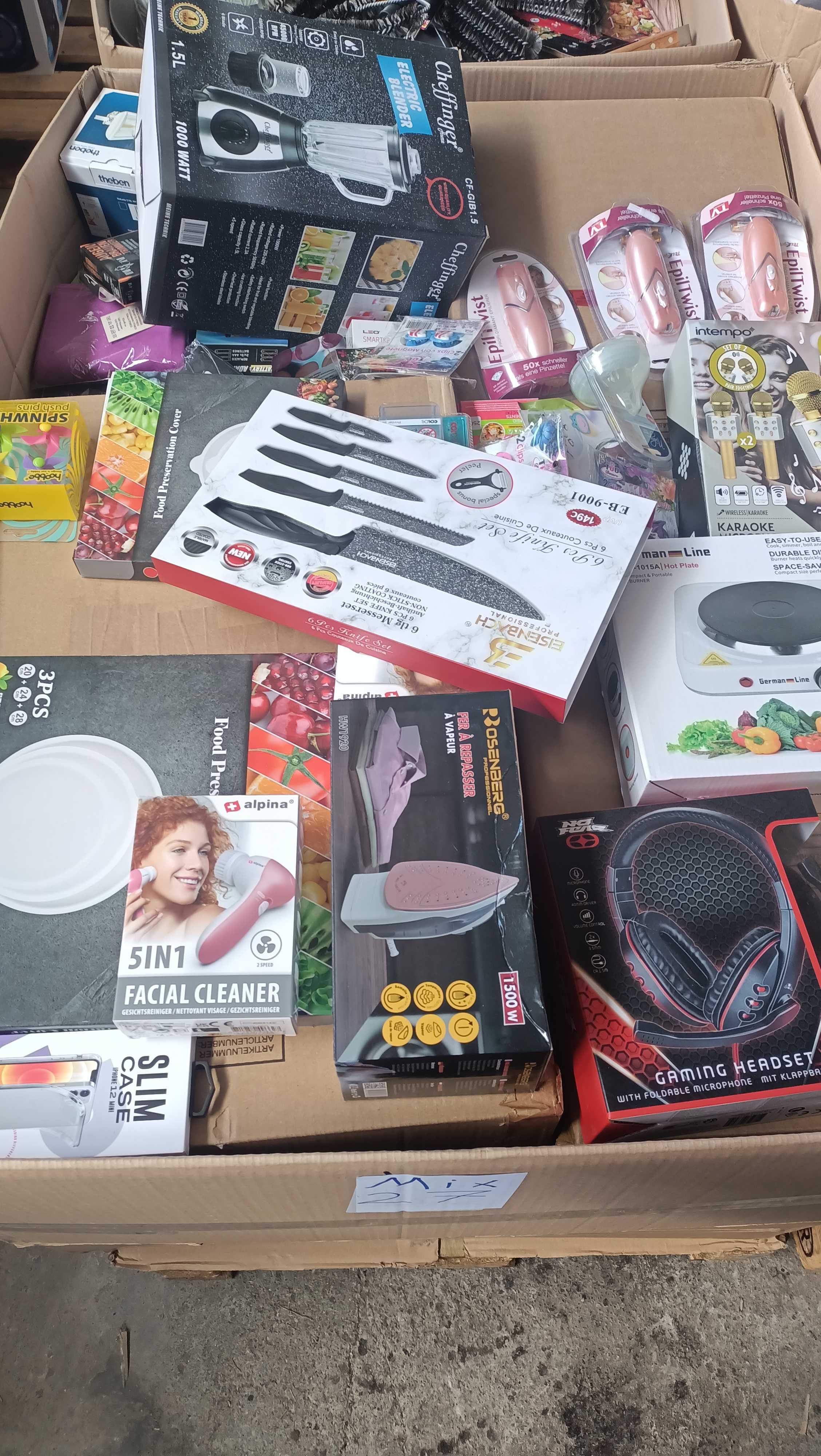 Towar z Niemiec na paletach mix giełdę do sklepu eglo kesser amazon