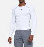 Лонгслив Under Armour компрессионный, мужской для спорта  logo center