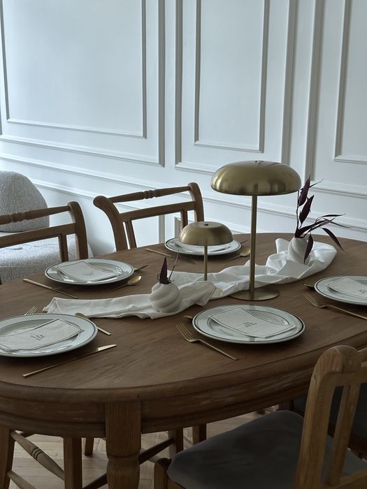 Stol i krzesla drewniane debowe vintage