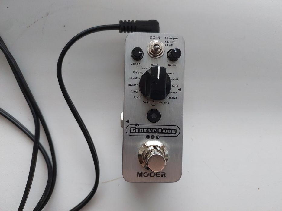 Mooer groove loop - Педаль з ефектами для електрогітари ( лупер+драм )