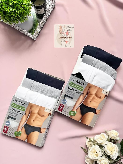 Чоловічі труси, сліпи, брифи від livergy S, M, L, XL