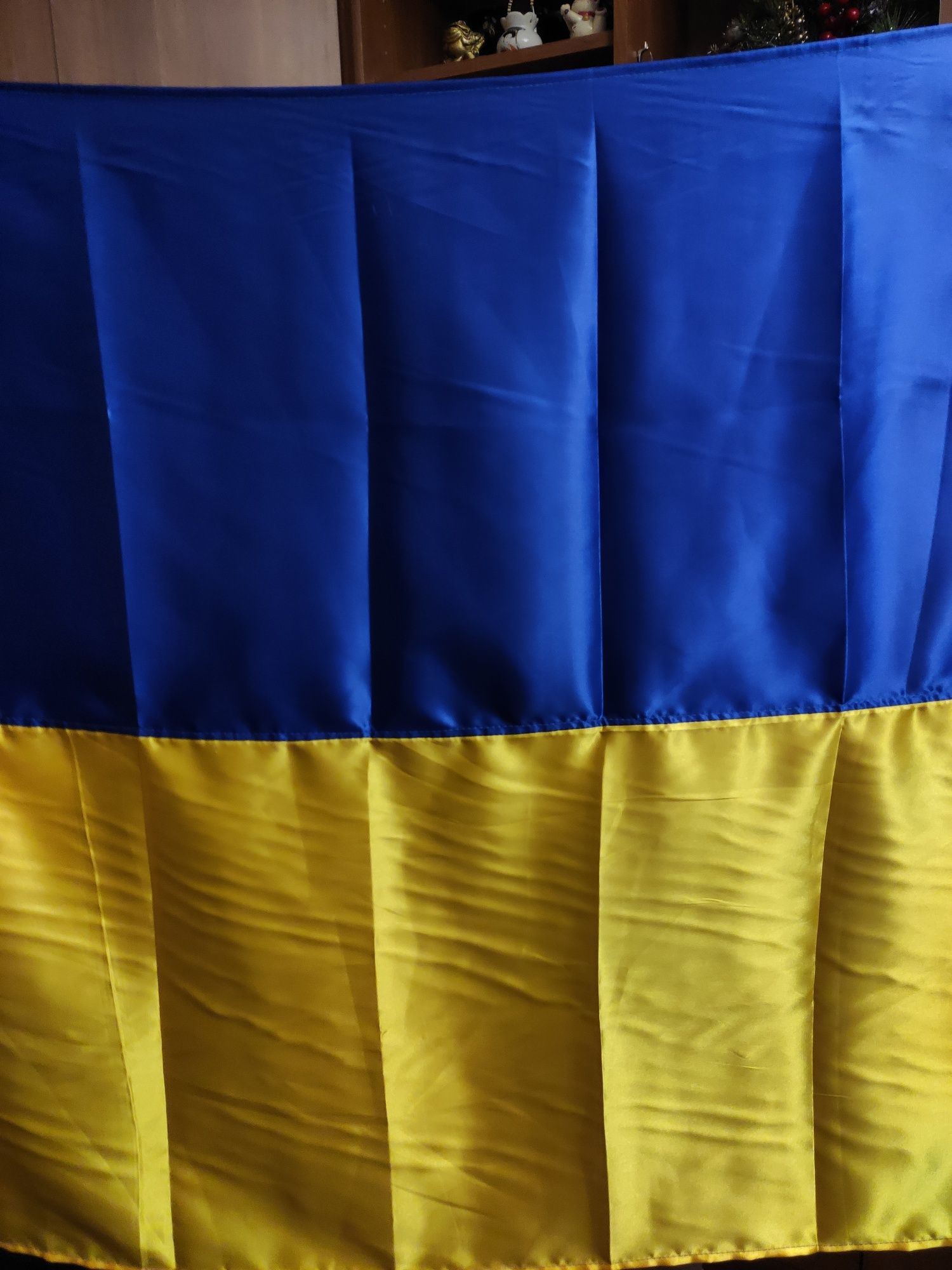 Прапор України стяг флаг 90*140 атлас габардин болонья нейлон