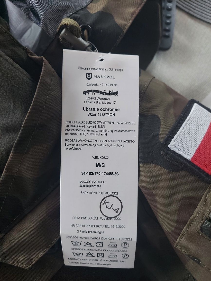 Ubranie ochronne Gore-Tex